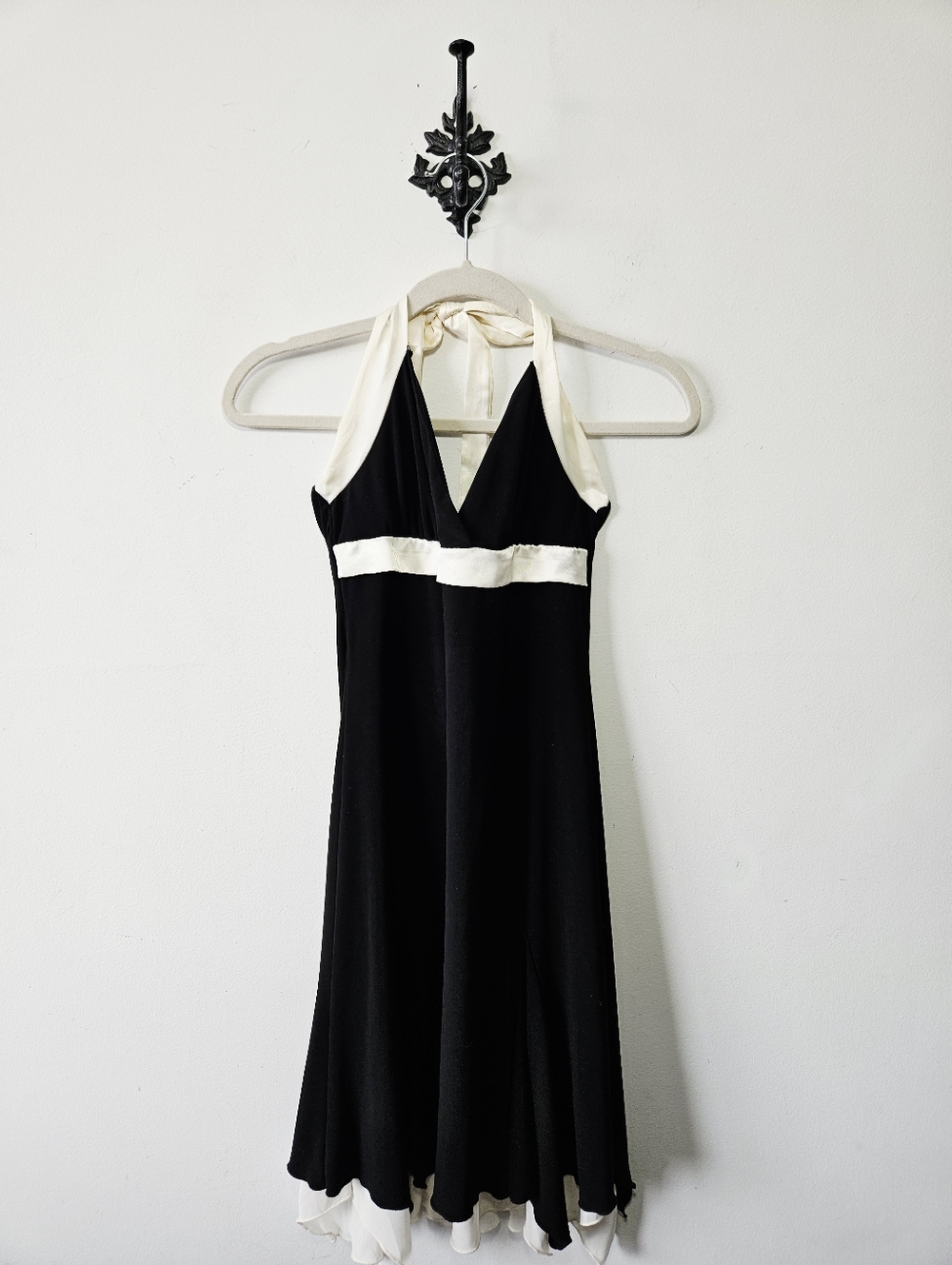 2x Vintage 90s Mini Dress Lot Size S Ruby Rox Big Heaven Lot Black White Y2K - Picture 2 of 8